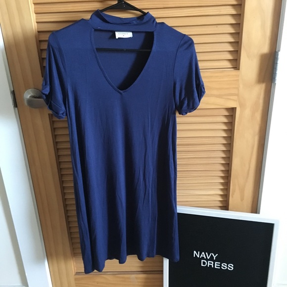 Navy Dress - Picture 2 of 5